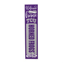46" Double Sided Leaner, Texas Christian University, Halloween