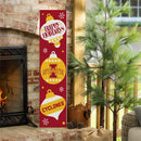 46" Double Sided Leaner, Iowa State University, Christmas