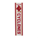 46" Double Sided Leaner, Iowa State University, Christmas