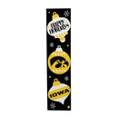 46" Double Sided Leaner, University of Iowa, Christmas