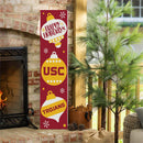 46" Double Sided Leaner, University of Southern California, Christmas