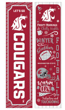 47" Double Sided Leaner, Washington State University, Winter Seasonal