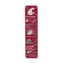 47" Double Sided Leaner, Washington State University, Winter Seasonal
