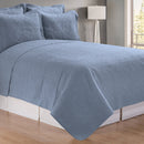 Colonial Blue King Matelasse
