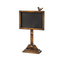Table Top Chalkboard with Bird Decor