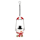 Christmas Vacation Garden Accent, Metal Hanging Decor, Jolly Friend, Asst of 4