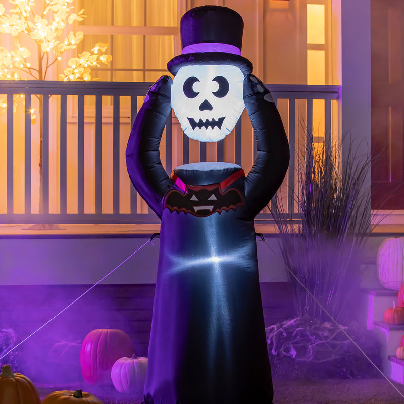 6 FT Headless Skeleton Halloween Inflatable,8i006