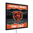 Chicago Bears 23"H x 23"L LED Wall Decor, Edgelite, Square