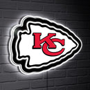 Kansas City Chiefs LED Wall Decor, Glazelite, Logo