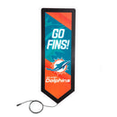 LED Wall Decor, Pennant, Miami Dolphins