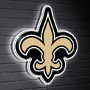 New Orleans Saints LED Wall Decor, Glazelite, Logo