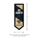 New Orleans Saints NFL Football Pennant Glazelite LED Decor