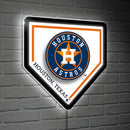 Houston Astros, LED Wall Decor, Edgelite, Baseball Homeplate