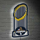 Los Angeles Dodgers LED Wall Decor, Edgelite, WS24 Champions, Trophy Shape