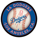 Los Angeles Dodgers Baseball Large Round Edgelite LED Decor