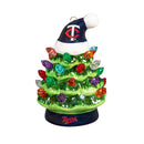 Minnesota Twins Mini LED Tabletop Christmas Tree 4"