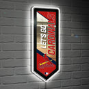 St Louis Cardinals Baseball Pennant Glazelite LED Decor