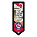 Washington Nationals Baseball Pennant Glazelite LED Decor