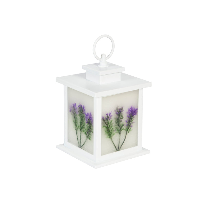 LED Lantern, Set of 2, Purple Lilac,8led429