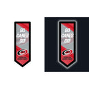 Carolina Hurricanes Hockey Pennant Glazelite LED Decor