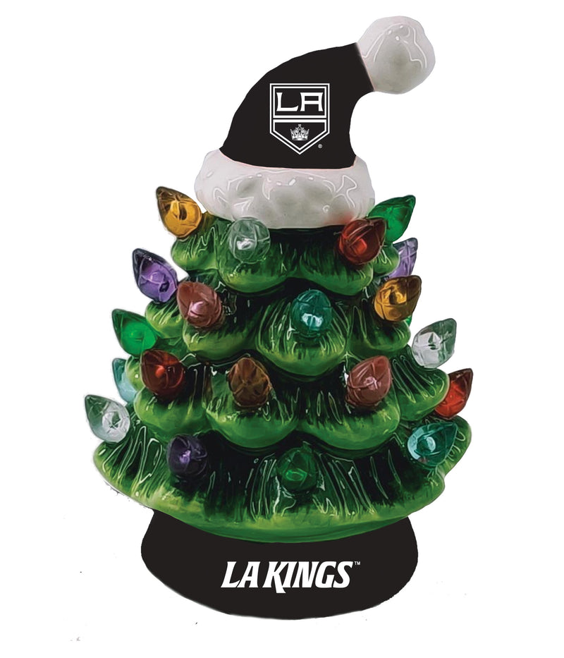 4" Mini LED Tabletop Christmas Tree, Los Angeles Kings,8led4362mt