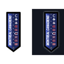 Montreal Canadiens Hockey Vintage Pennant Glazelite LED Decor
