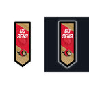 Ottawa Senators Hockey Pennant Glazelite LED Decor