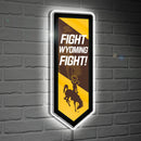 LED Wall Decor, Edgelite, College Football Pennant, University of Wyoming