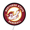 Northern State University College Baseball Large Round Edgelite LED Decor