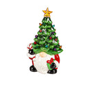 8" LED Ceramic Gnome Table Décor