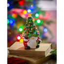 8" LED Ceramic Gnome Table Décor