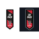 North Carolina State University College Pennant Glazelite LED Decor