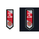 University of Louisiana-Lafayette College Pennant Glazelite LED Decor