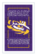 Louisiana State University College Rectangle Neolite LED Decor