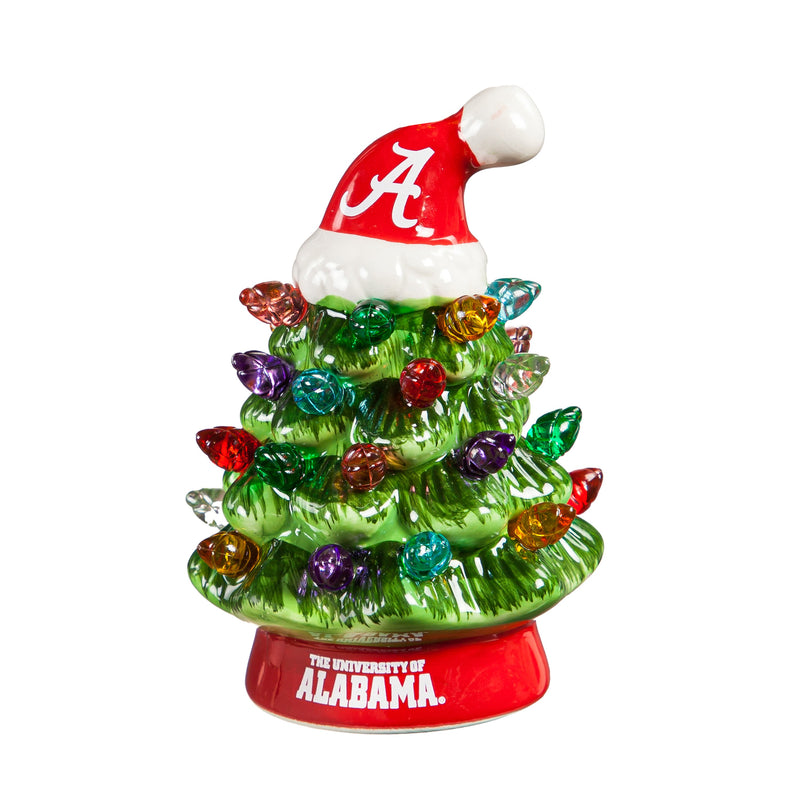 4" Mini LED Tabletop Christmas Tree, University of Alabama,8led924mt