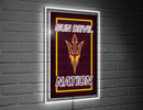 22"H x 14"L NeoLite Wall Decor, Rectangle, Arizona State University,8led947nlrt