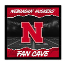 University of Nebraska 23"H x 23"L LED Wall Decor, Edgelite, Square