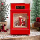 8" LED Santa's Mailbox Water Lantern Table Décor