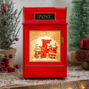 8" LED Santa's Mailbox Water Lantern Table Décor