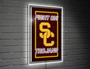 22"H x 14"L NeoLite Wall Decor, Rectangle, University of Southern California,8led997nlrt