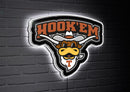 LED Wall Decor, Glazelite, College Mascot, University of Texas,8led999mas