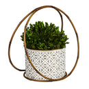 Metallic Tabletop Planters Set of 2