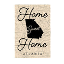 Home Sweet Home Map of Georgia Garden Suede Flag
