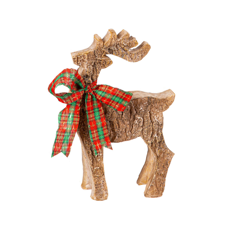 Ceramic Deer with Bow Table Décor Set,8tac275