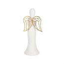 Nativity Table Décor Angel with Heart Ceramic Set