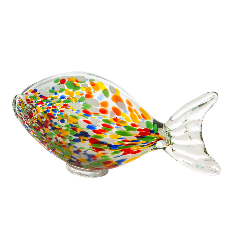 Glass Fish with Sand 2 Assorted,8tag267