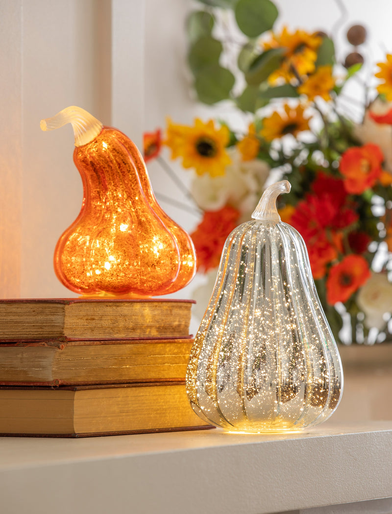 LED Glass Gourd Table Décor Set,8tal131