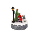 Twas The Night LED Table Decor Plastic Rotating Christmas Scene, Asst of 2, 6 Total Pieces in CDU
