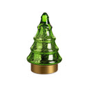Shades of Emerald LED Table Decor Glass Tree, 6.5", Asst of 3, CDU