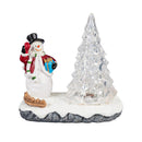 Heartfelt Cheer LED Table Decor Christmas Character with Tree Plastic, CDU, 3.75"H